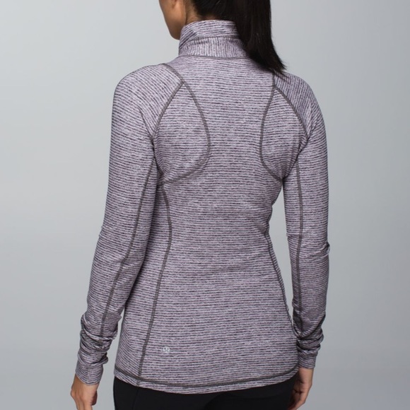 Lululemon Race Your Pace 1/2 Zip 4 Grey Mauve - Picture 4 of 14